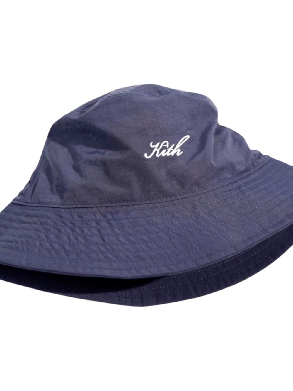 Kith Logo Cursive Bucket Hat Navy